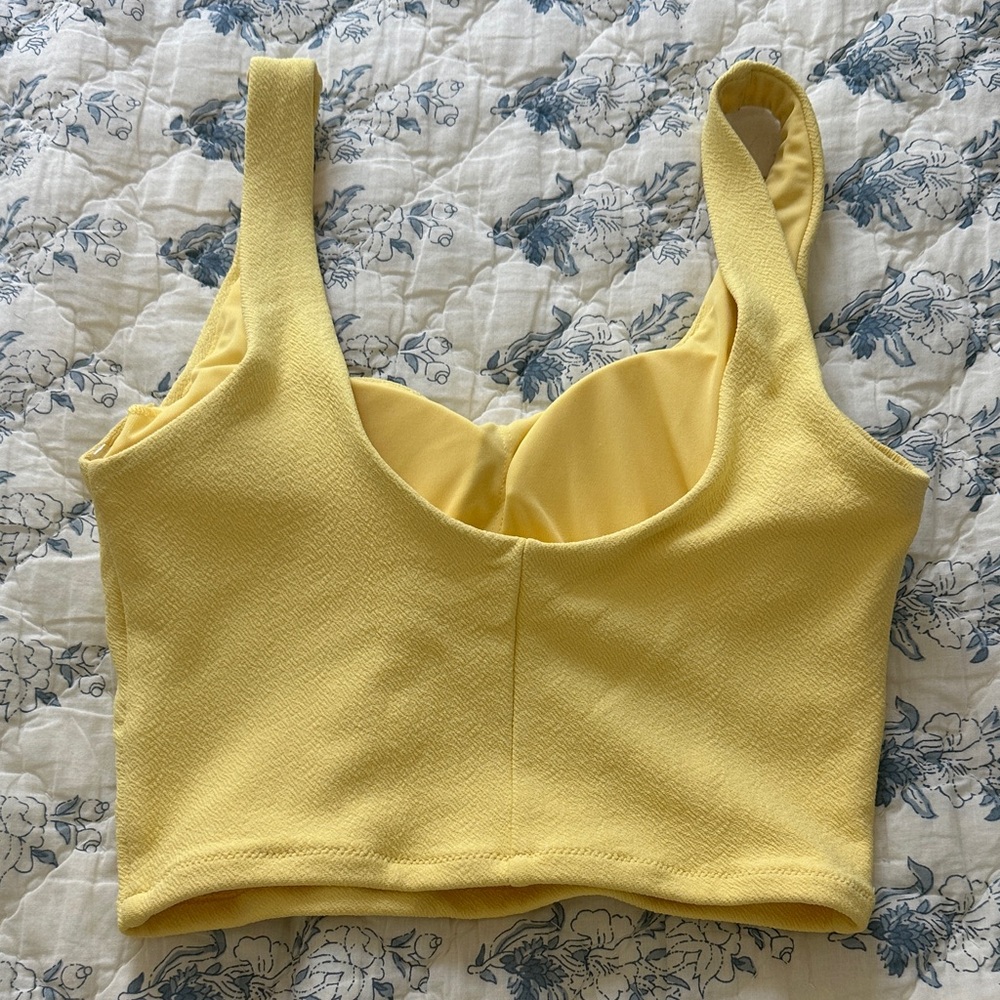 CALIA by Carrie Underwood Yellow Sports Bra - Picture 2 of 3